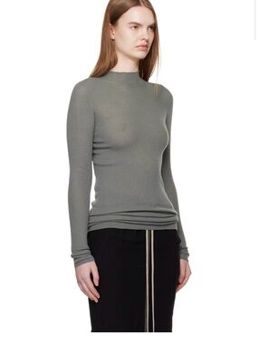 Authentic RICK OWENS Lupetto Ribbed Cashmere Sweater - women’s size small